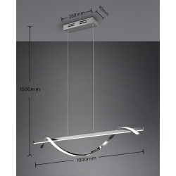 ISABEL LAMPA WISZĄCA LED 4000K   RL R32201106